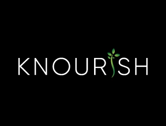 Knourish logo design by Erasedink