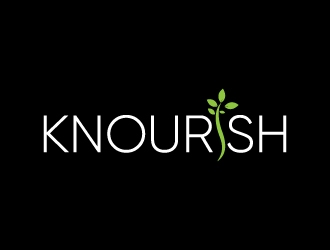 Knourish logo design by Erasedink