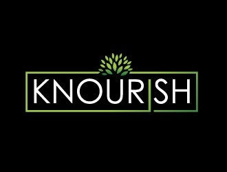 Knourish logo design by REDCROW