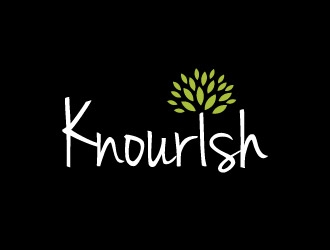 Knourish logo design by REDCROW