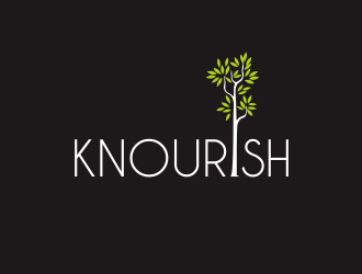 Knourish logo design by YONK