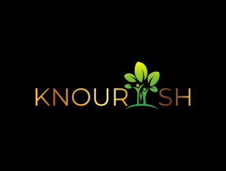 Knourish logo design by qqdesigns