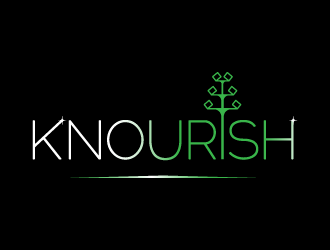 Knourish logo design by hwkomp