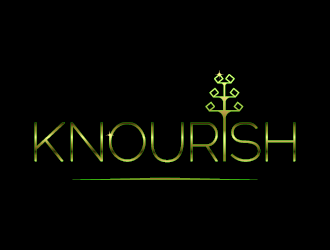 Knourish logo design by hwkomp