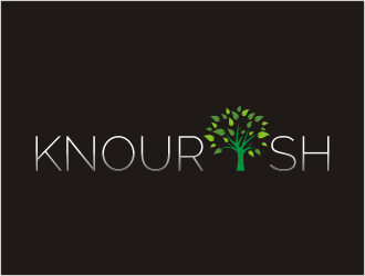 Knourish logo design by bunda_shaquilla