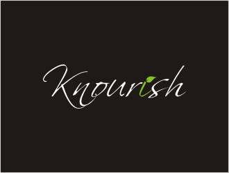 Knourish logo design by bunda_shaquilla