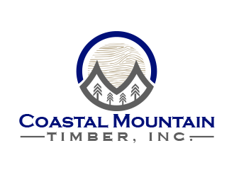 Coastal Mountain Timber, Inc. logo design by scriotx