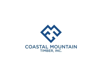 Coastal Mountain Timber, Inc. logo design by N3V4