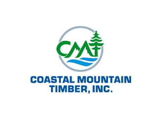 Coastal Mountain Timber, Inc. logo design by josephope