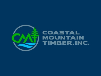 Coastal Mountain Timber, Inc. logo design by josephope