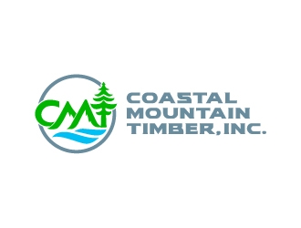 Coastal Mountain Timber, Inc. logo design by josephope