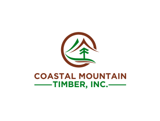 Coastal Mountain Timber, Inc. logo design by sodimejo