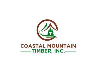 Coastal Mountain Timber, Inc. logo design by sodimejo