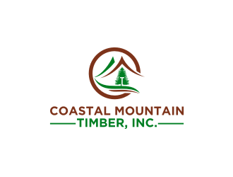 Coastal Mountain Timber, Inc. logo design by sodimejo