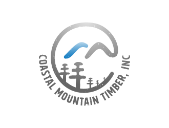 Coastal Mountain Timber, Inc. logo design by hwkomp