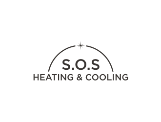 S.O.S Heating & Cooling logo design by blessings