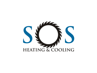 S.O.S Heating & Cooling logo design by rief