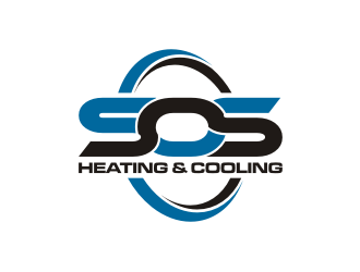S.O.S Heating & Cooling logo design by rief