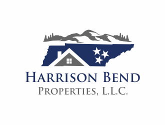 Harrison Bend Properties, L.L.C.   logo design by up2date