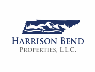 Harrison Bend Properties, L.L.C.   logo design by up2date