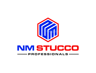 NM Stucco Professionals logo design by alby