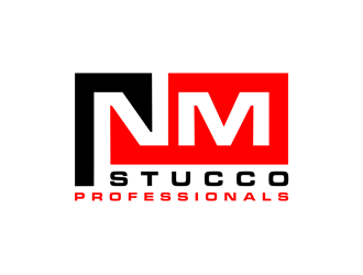 NM Stucco Professionals logo design by alby
