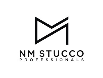NM Stucco Professionals logo design by sabyan
