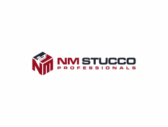 NM Stucco Professionals logo design by ammad