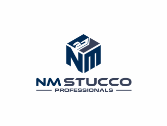 NM Stucco Professionals logo design by ammad