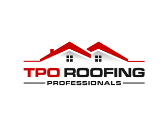 TPO Roofing Professionals logo design by alby