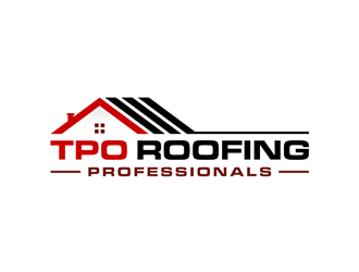 TPO Roofing Professionals logo design by ndaru