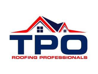 TPO Roofing Professionals logo design by ElonStark
