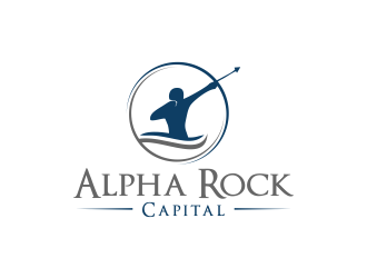 Alpha Rock Capital  logo design by akhi