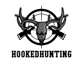 HookedHunting logo design by daywalker