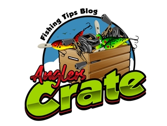 Anglers Crate logo design by DreamLogoDesign