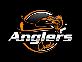 Anglers Crate logo design by ElonStark