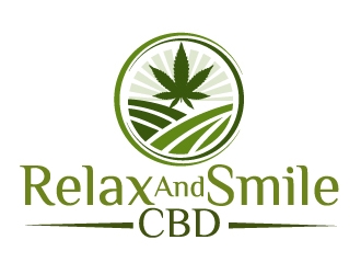 Relax And Smile CBD logo design by ElonStark