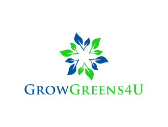 Grow Greens 4 U logo design by BlessedArt