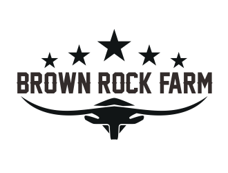 BrownRock Farm logo design by Tira_zaidan