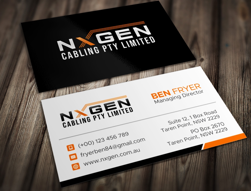 NxGen Cabling Pty Limited logo design by Kindo