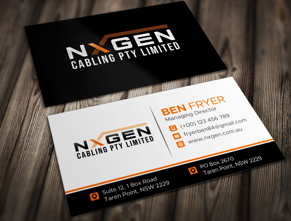 NxGen Cabling Pty Limited logo design by Kindo