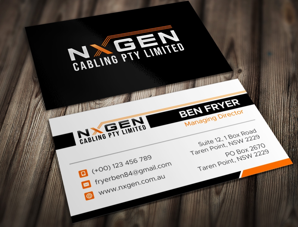 NxGen Cabling Pty Limited logo design by Kindo