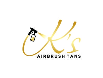 Ks Airbrush Tans logo design by done