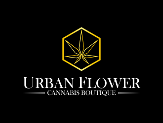Urban Flower Cannabis Boutique logo design by done