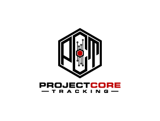 PCT Project Core Tracking logo design by torresace