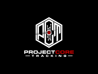 PCT Project Core Tracking logo design by torresace