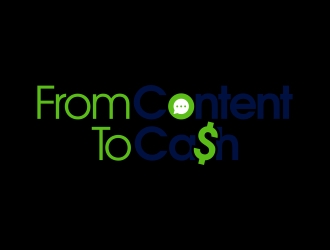 From Content To Cash logo design by yunda