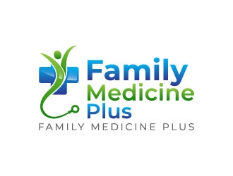 family medicine plus logo design by pixalrahul