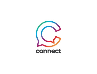 Connect logo design by crazher