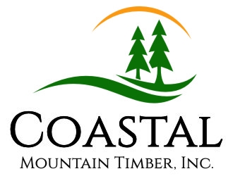 Coastal Mountain Timber, Inc. logo design by jetzu